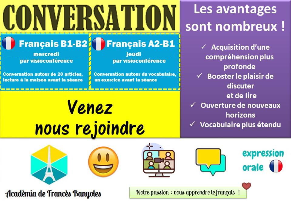 Grups conversa francès online